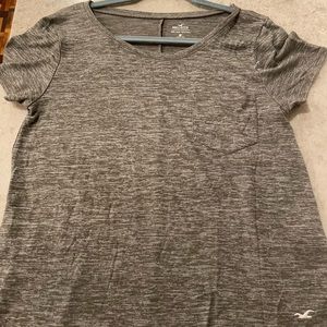 Hollister Green Pocket Tee Shirt